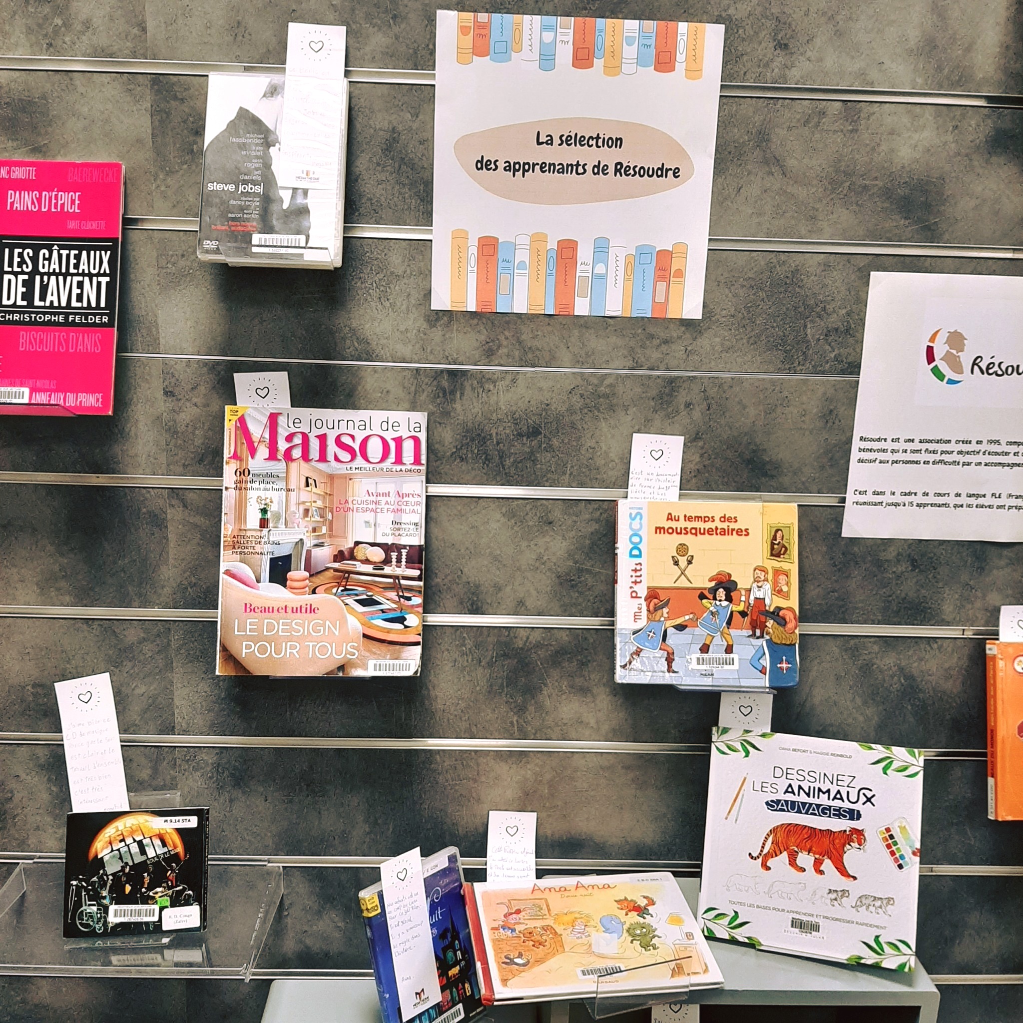 Médiathèque de Joué-lès-Tours – Exposition de nos apprenants FLE